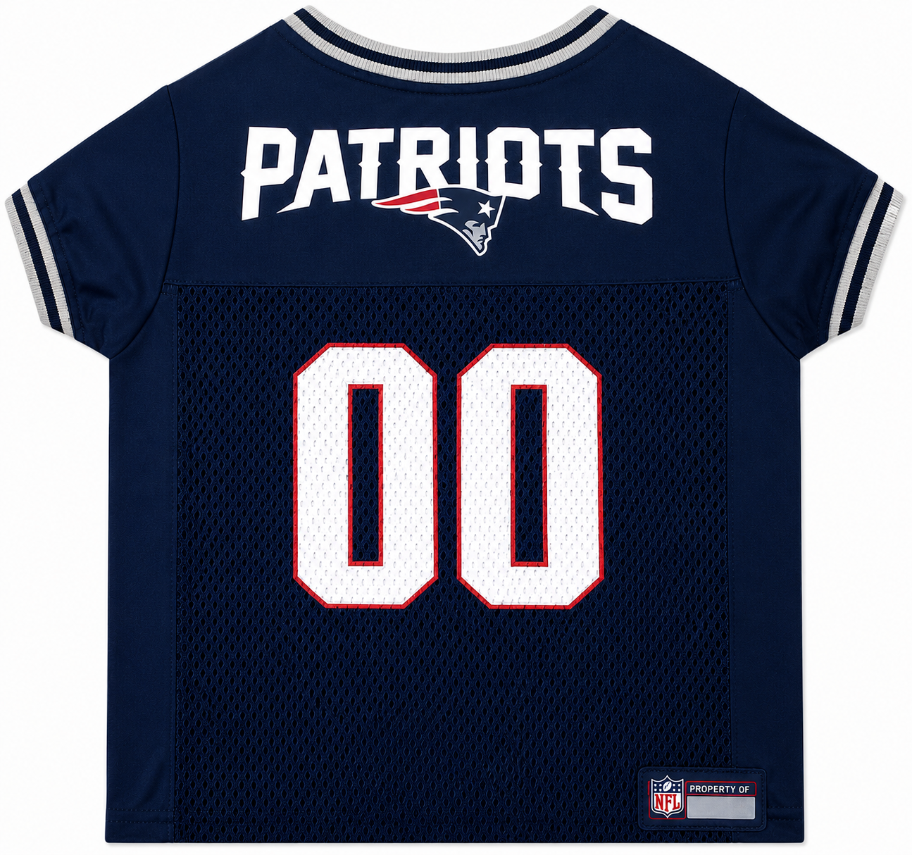 NEW ENGLAND PATRIOTS Dog Pet Mesh Jersey Shirt size LARGE 20"-24"
