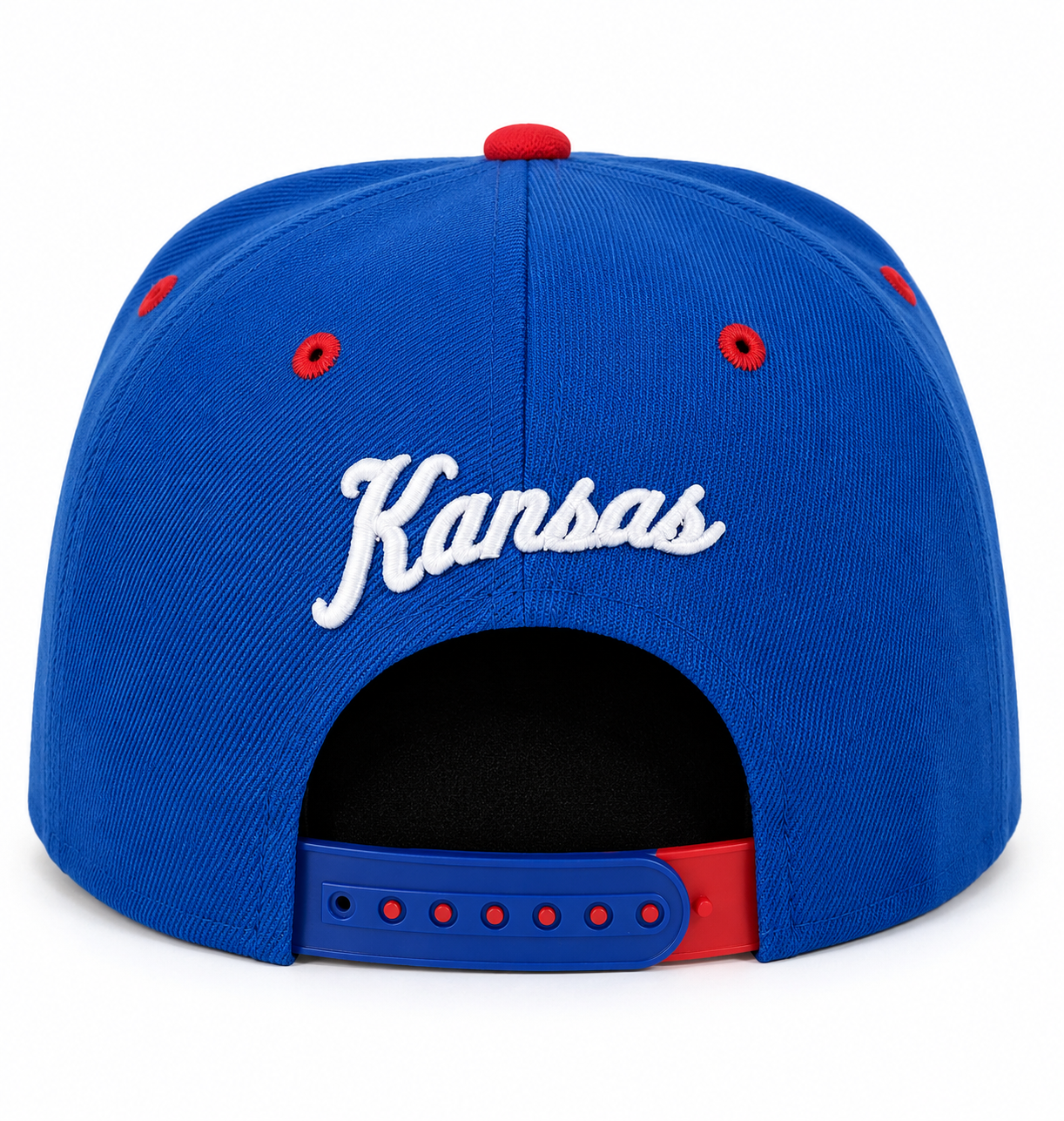 Kansas Jayhawks NCAA Zephyr Blue Two Tone Captain Snapback Hat