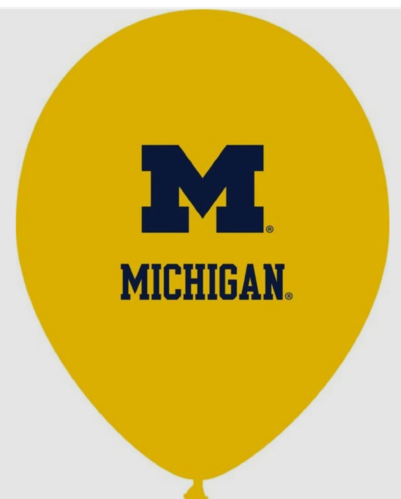 Michigan Wolverines NCAA 11" Latex Balloons Pack of 10