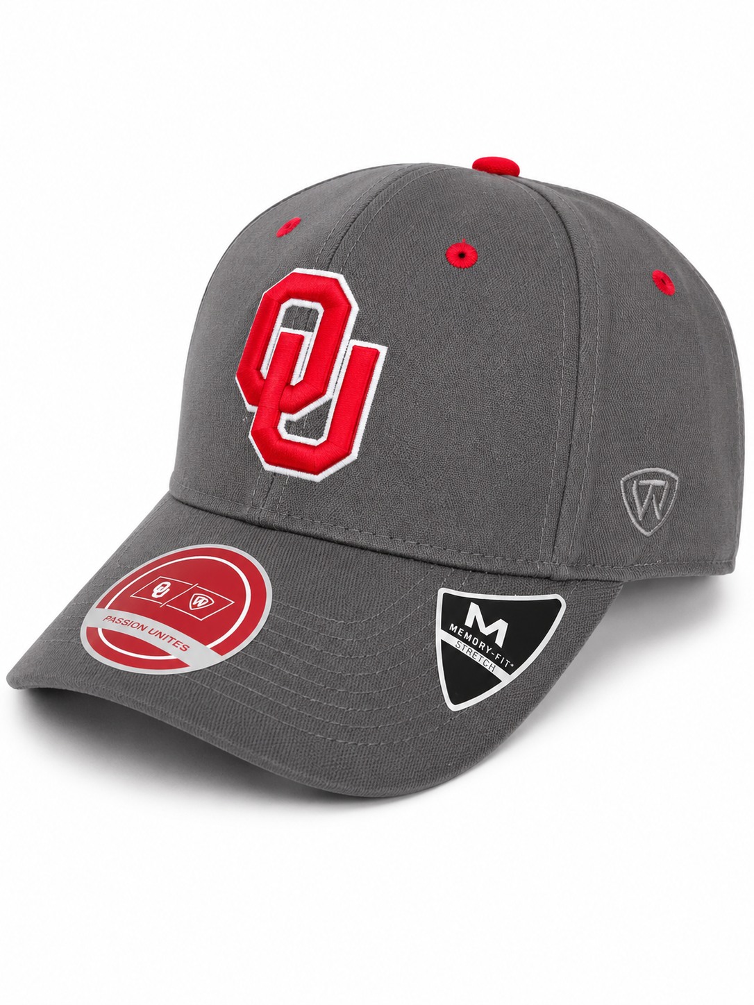 TOW Dynasty Cap – Oklahoma Sooners (Grey or Crimson)