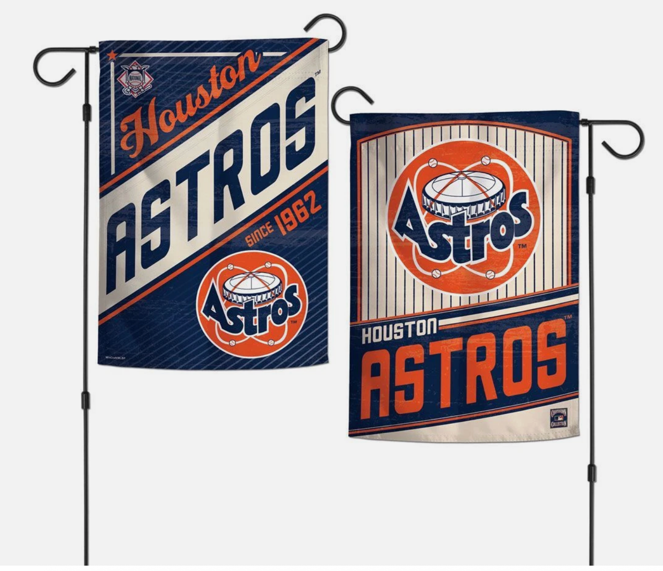 HOUSTON ASTROS COOPERSTOWN COLLECTION 12"X18" 2-SIDED GARDEN FLAG WINCRAFT