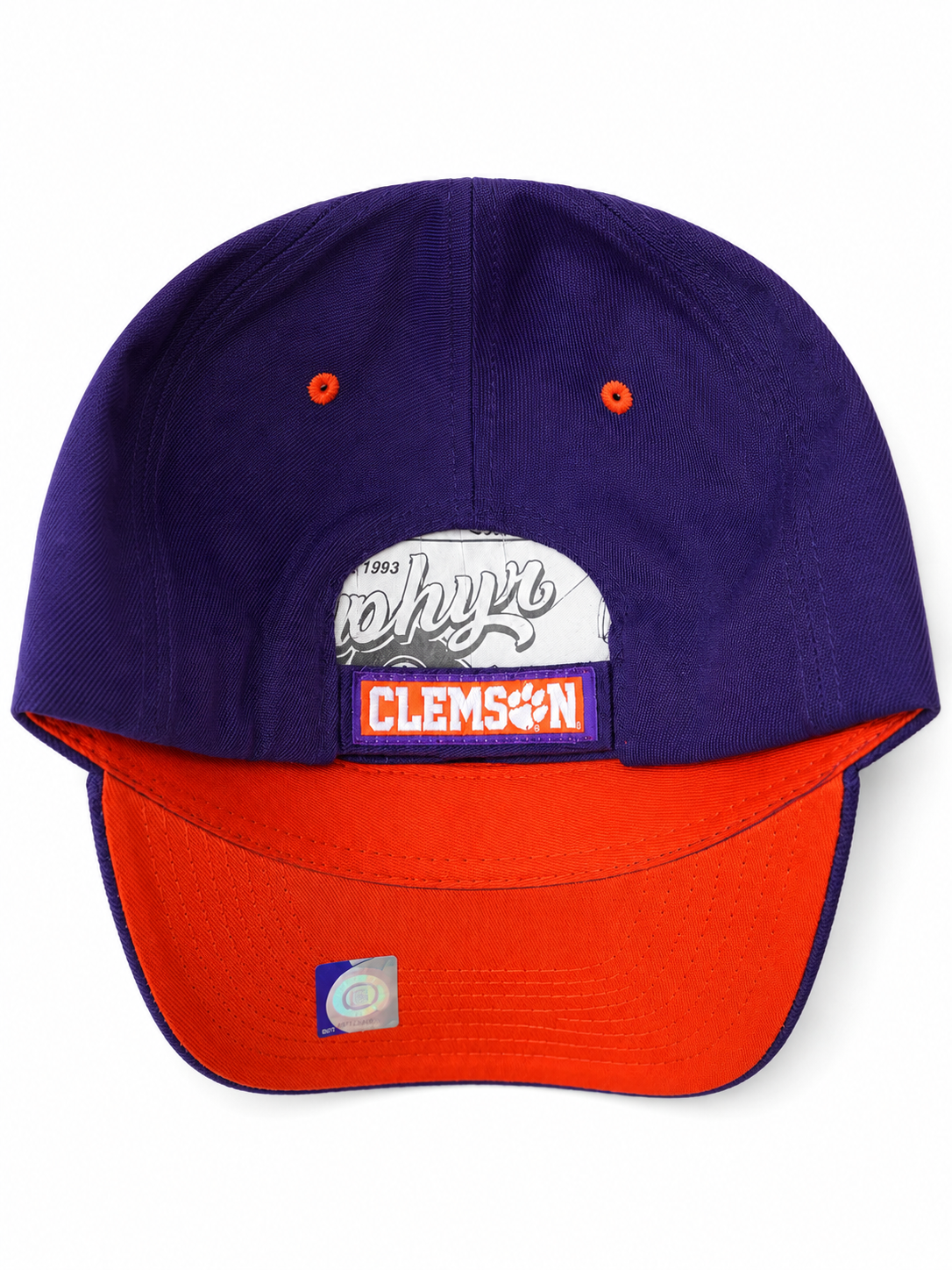 Clemson Tigers NCAA Purple/Orange Paw Zephyr Competitor Cap Snapback Hat Adjustable