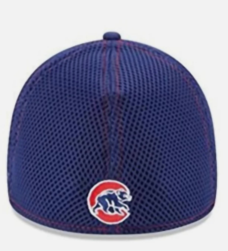 New Era Chicago Cubs MLB Team Classic C Logo Red/Blue 39Thirty Flex Fit Hat Cap