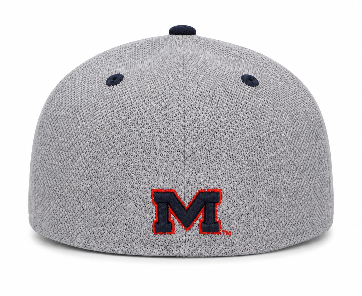 Zephyr Ole Miss Rebels Flex Fitted Hat – Grey/Navy
