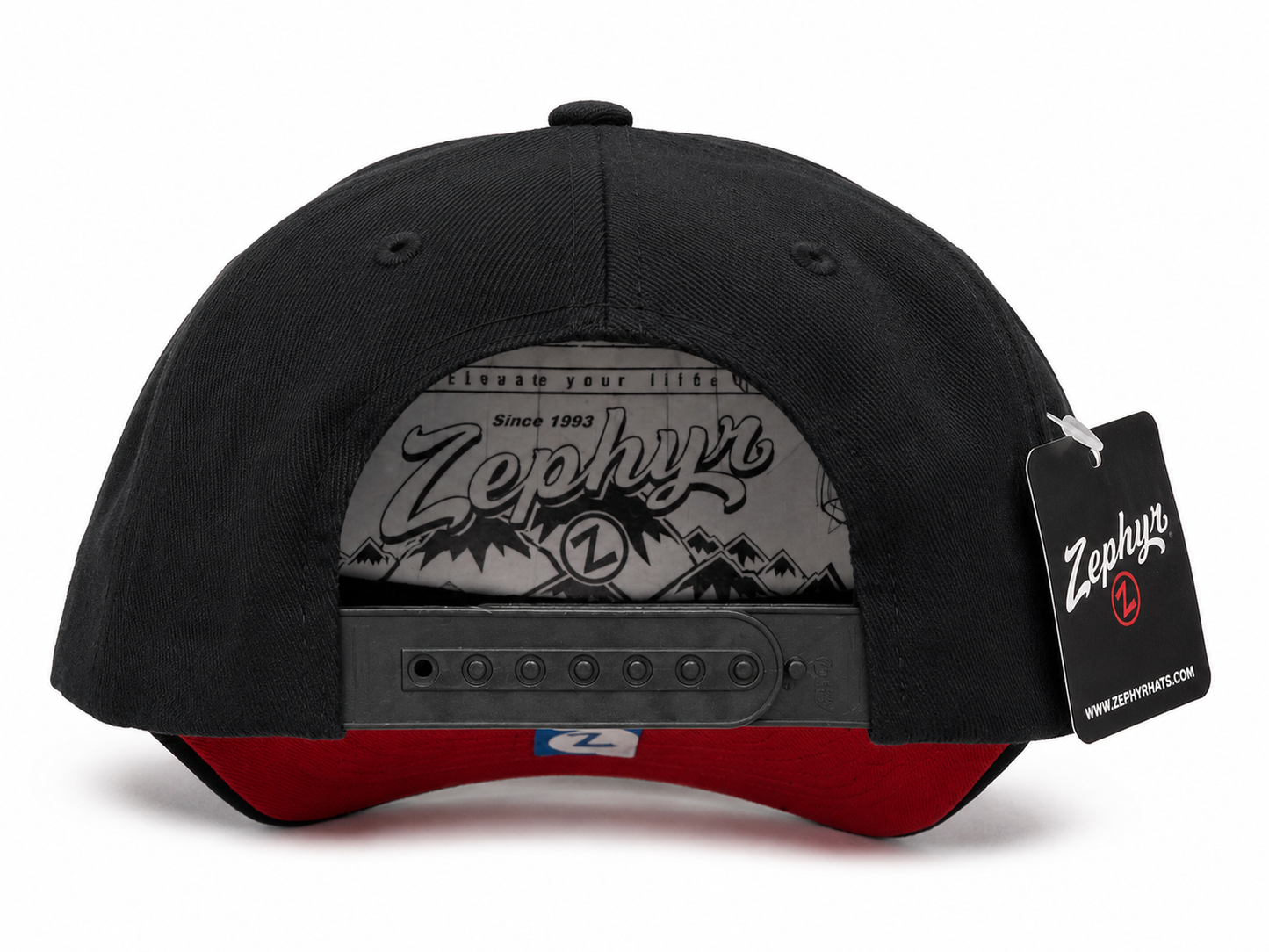Texas Tech Red Raiders NCAA Zephyr Black Adjustable Snapback Hat