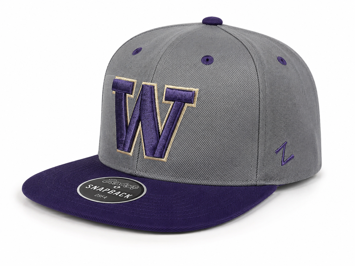 Zephyr Washington Huskies Z11 Flat Bill Snapback – Gray/Purple