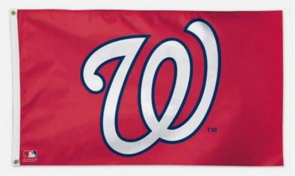 Washington Nationals MLB 3x5' Red Flag Banner