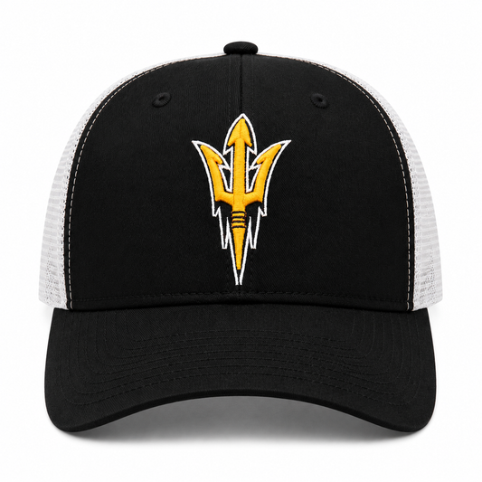 Zhats Zephyr Arizona State Sun Devils Adjustable Snapback Hat Big Rig Trucker