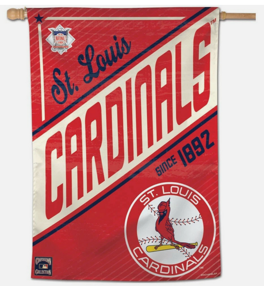 ST. LOUIS CARDINALS OUTDOOR FLAG 28"X40" (2' 4" by 3' 4") COOPERSTOWN