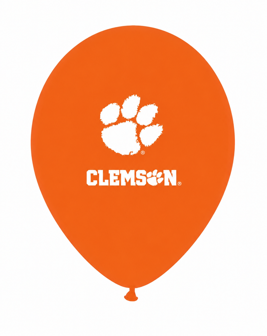 Clemson Tigers NCAA 11" Latex Balloons Pack of 10