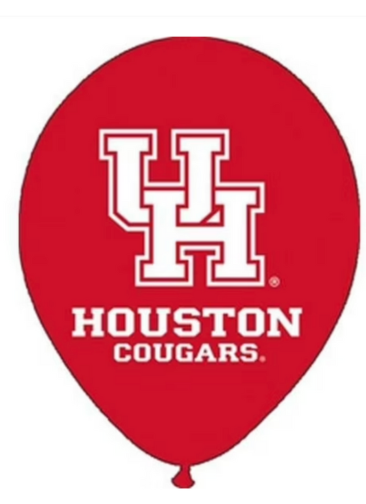 University of Houston 11'' Latex Balloons (10 to a pack)