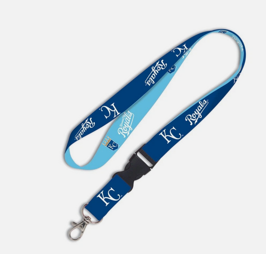 KANSAS CITY ROYALS MLB LANYARD DETACHABLE BUCKLE NWT