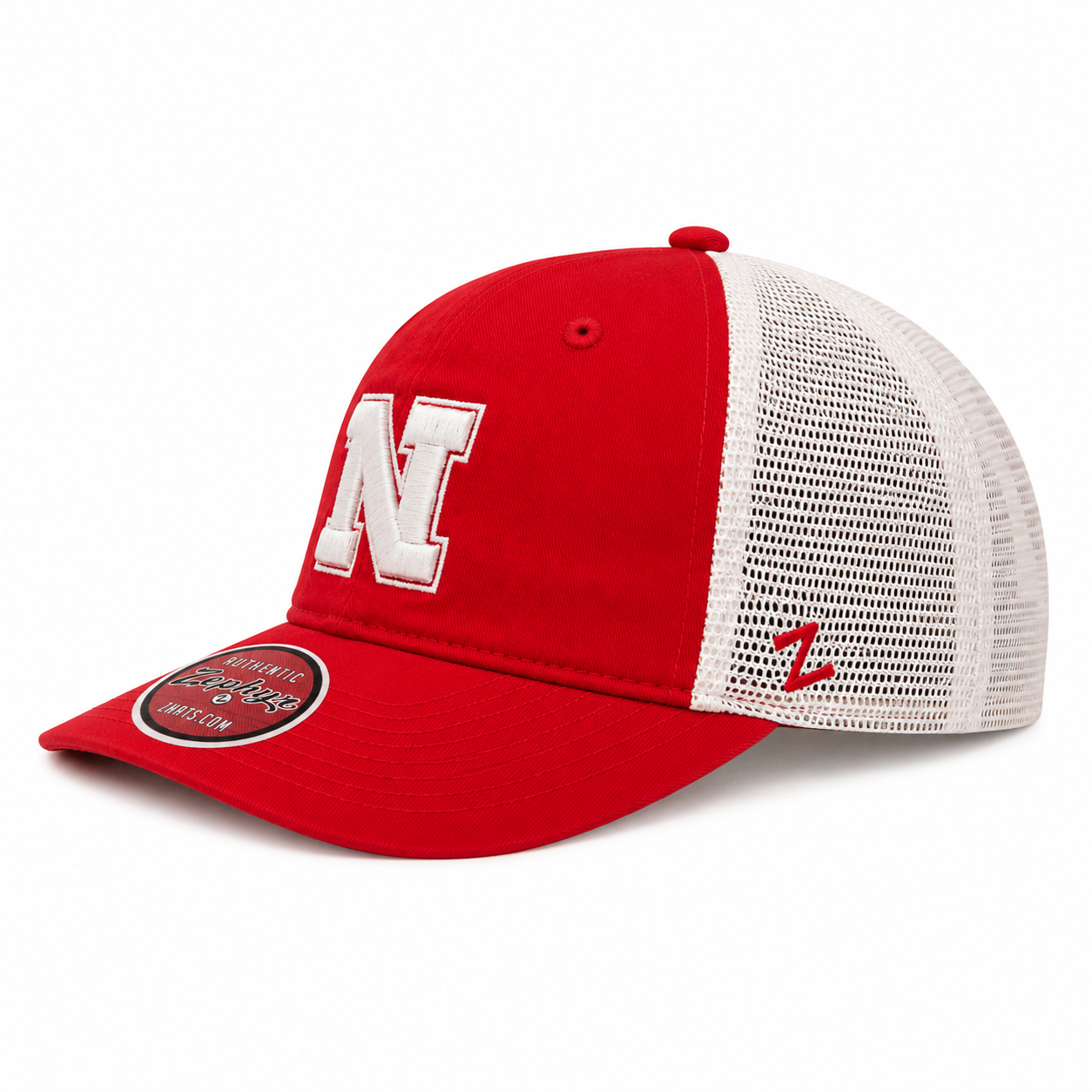 Nebraska Cornhuskers NCAA Zephyr Red Mesh Trucker Hat Snapback Cap OSFA