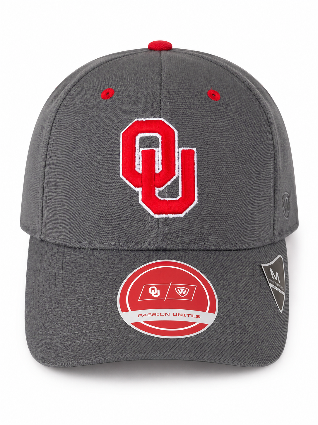 TOW Dynasty Cap – Oklahoma Sooners (Grey or Crimson)