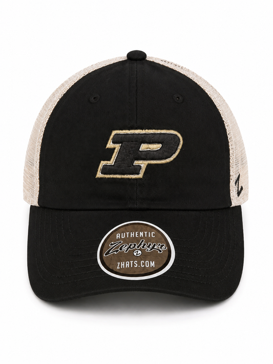 Purdue Boilermakers NCAA Zephyr Snapback Trucker Hat