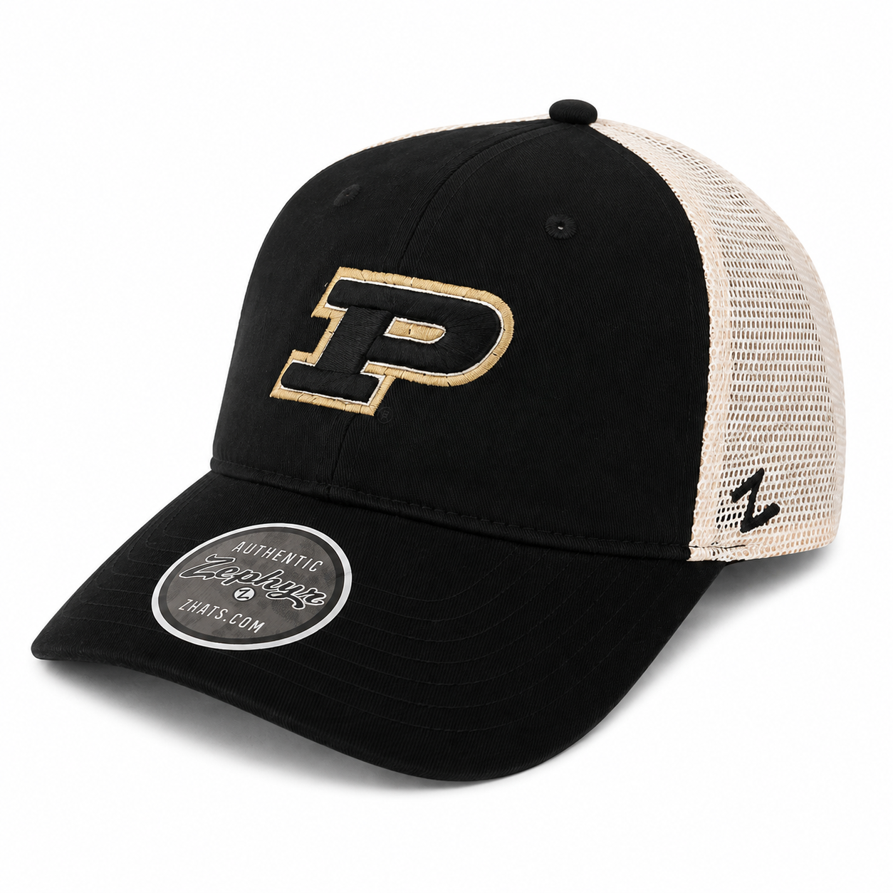 Purdue Boilermakers NCAA Zephyr Snapback Trucker Hat