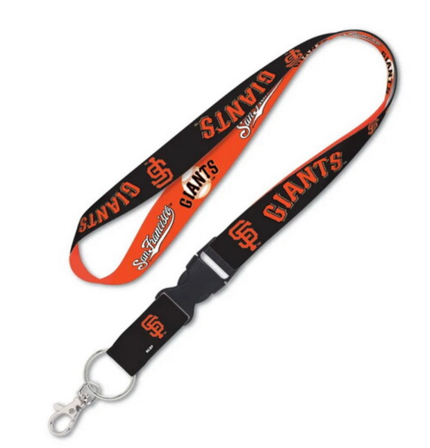 MLB NFL NCAA Team Lanyard Detachable Keychain