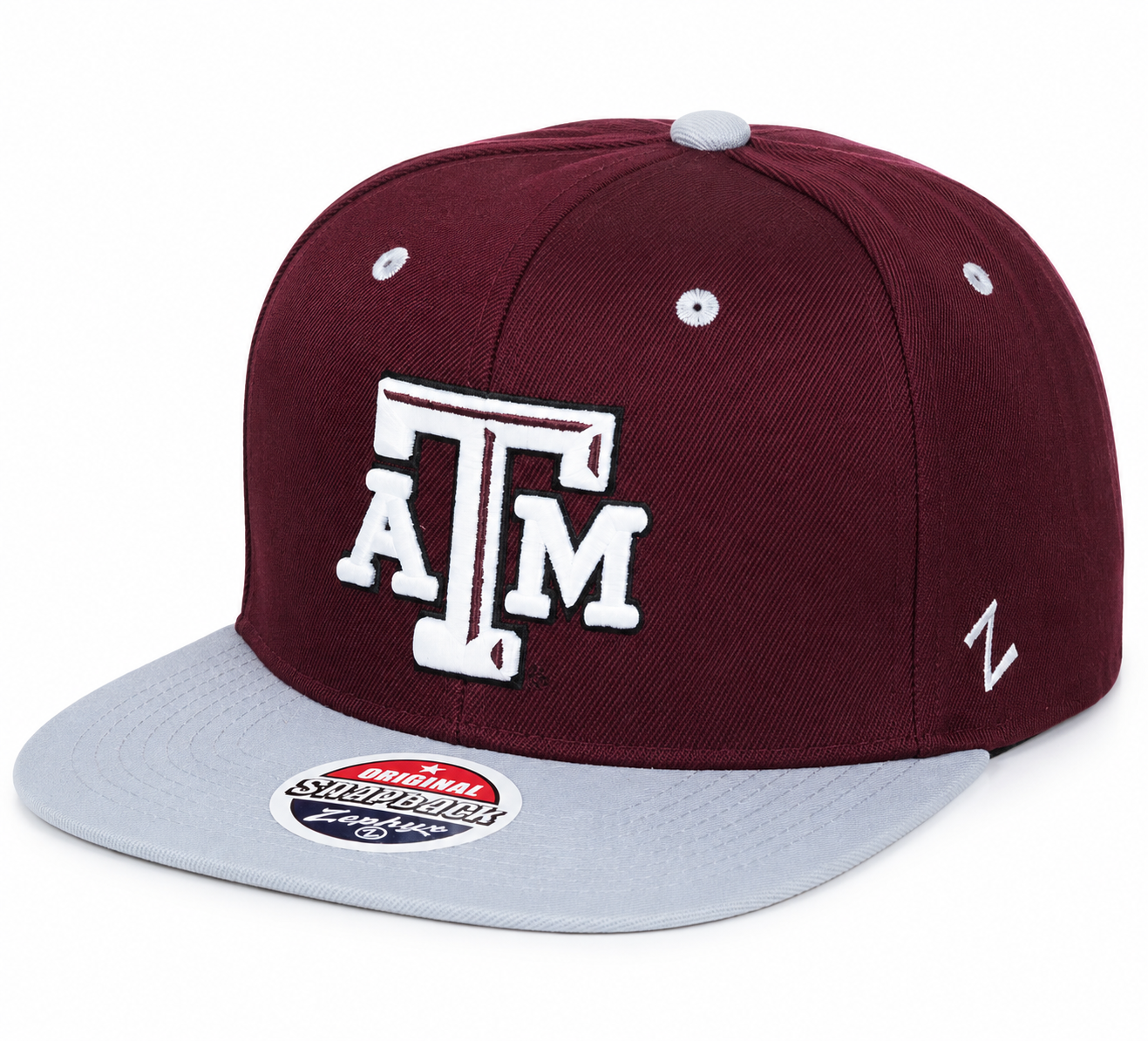 Zephyr NCAA Texas A&M Aggies "Z11" Flat Bill SnapBack Hat NWT