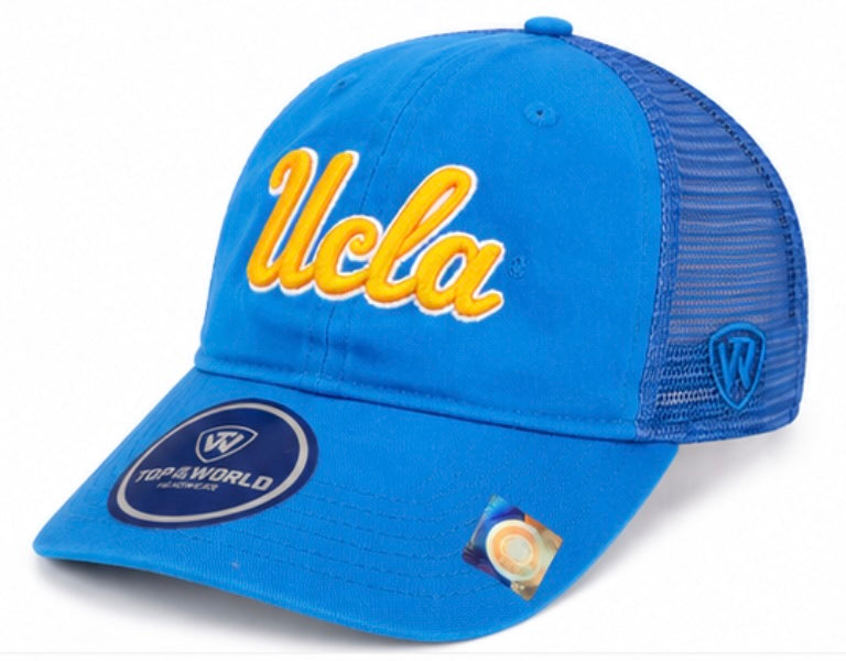 UCLA Bruins Adjustable Logo Trucker Hat Cap Blue Top of the World