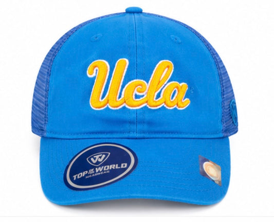 UCLA Bruins Adjustable Logo Trucker Hat Cap Blue Top of the World