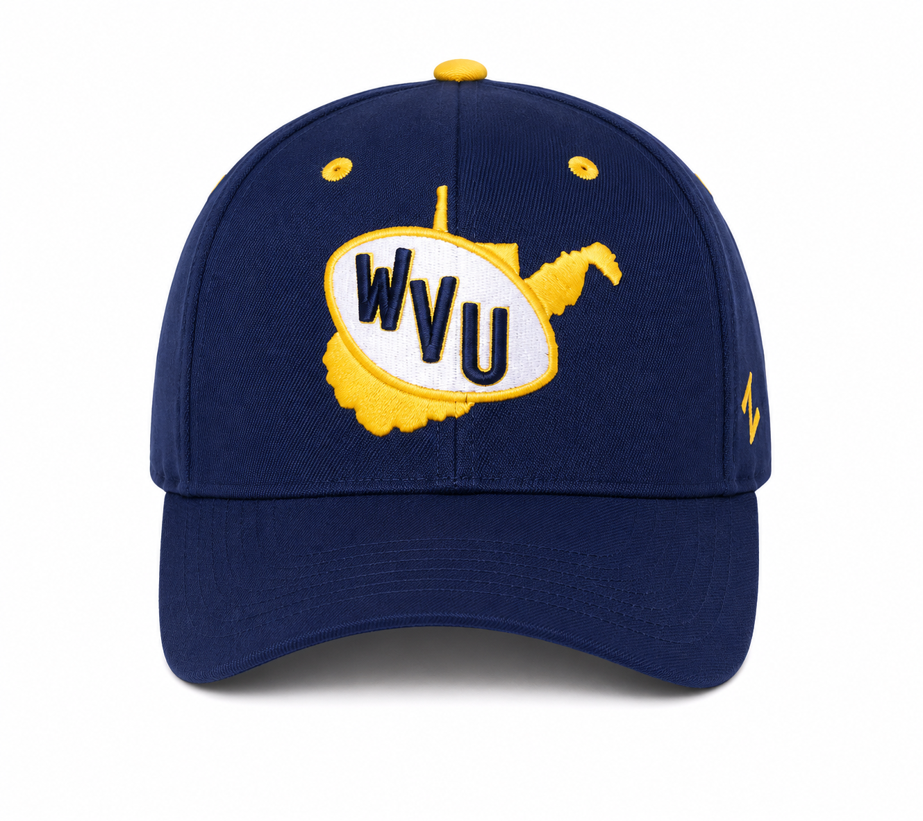 West Virginia Mountaineers NCAA Stretch Fit Hat Cap by Zephyr NWT