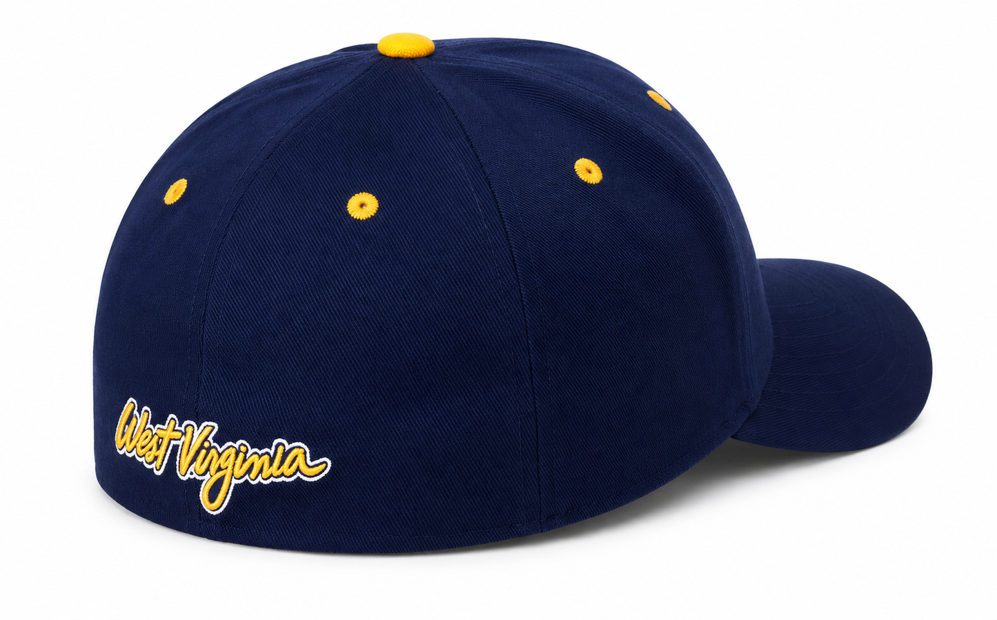 West Virginia Mountaineers NCAA Stretch Fit Hat Cap by Zephyr NWT
