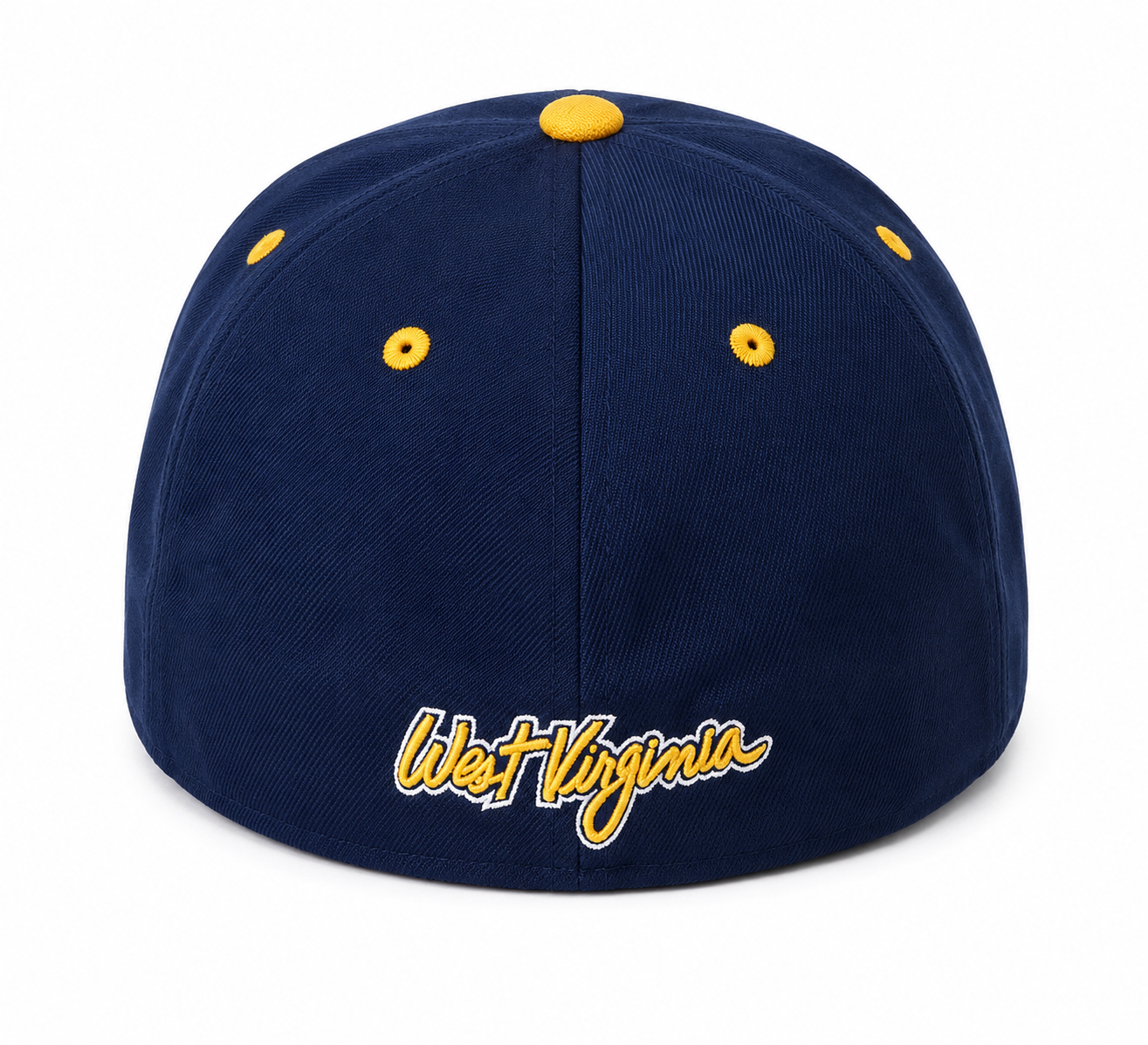 West Virginia Mountaineers NCAA Stretch Fit Hat Cap by Zephyr NWT
