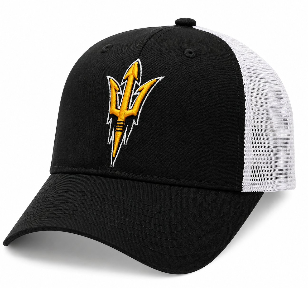 Zhats Zephyr Arizona State Sun Devils Adjustable Snapback Hat Big Rig Trucker