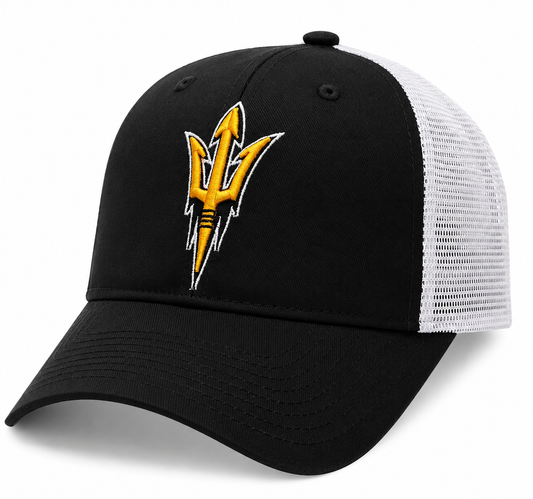 Zhats Zephyr Arizona State Sun Devils Adjustable Snapback Hat Big Rig Trucker