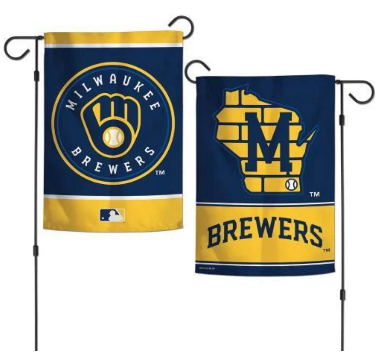 Official MLB Garden Flag Double Sided Outdoor 12x18 Many Team to Choose From NEW