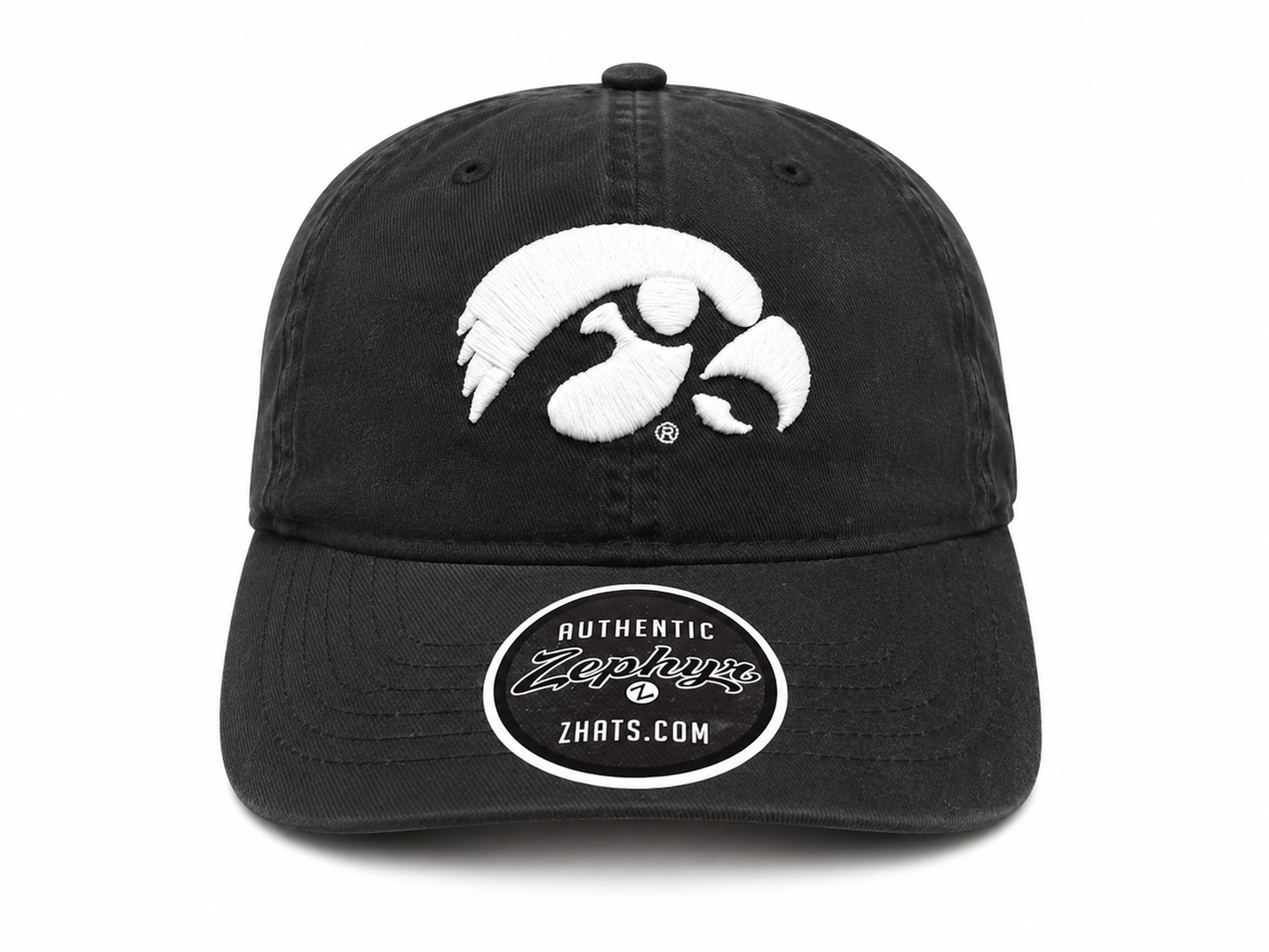 University Of Iowa Hawkeyes Zephyr Mens Adjustable Hat Cap NWT