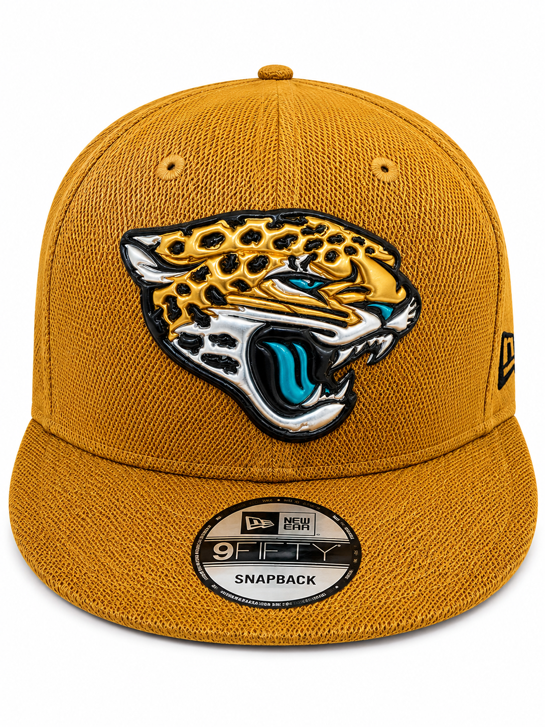 New Era 9Fifty Carolina Panthers OTF Snapback – Gold Raised 3D Logo (Rare)