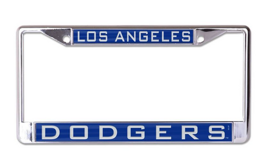 Los Angeles Dodgers MLB Lasercut License Plate Wincraft