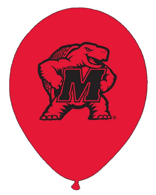 Maryland Terrapins NCAA 11" Latex Party Balloons Pack of 10