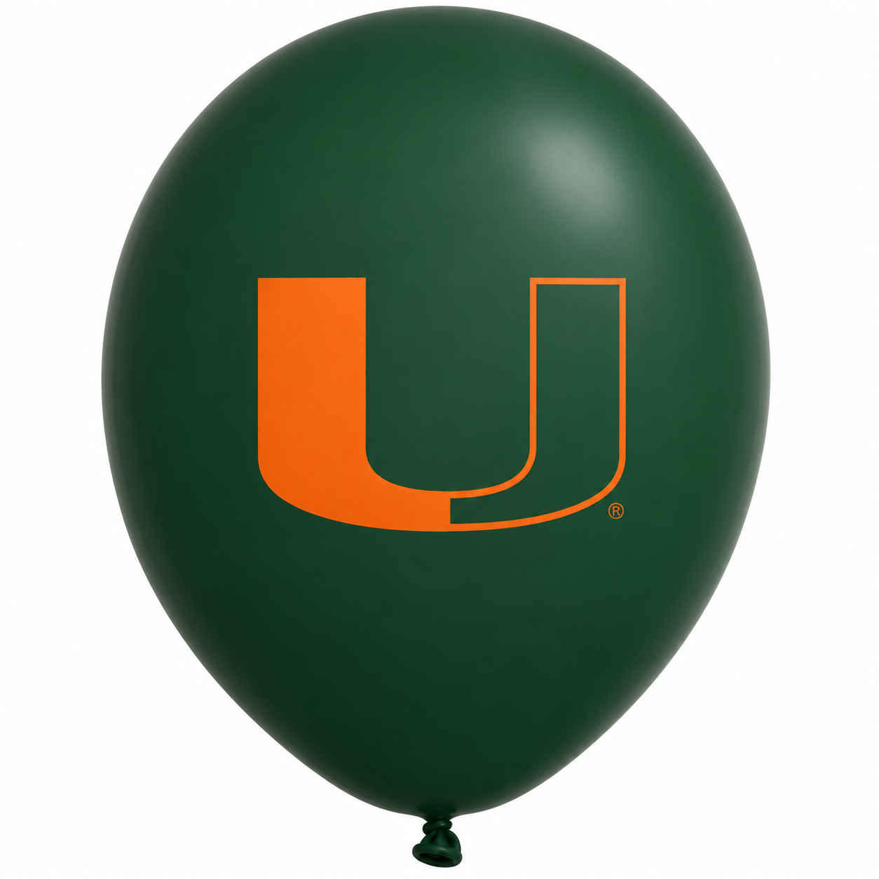 Miami Hurricanes NCAA Party Balloons 11" Balloons 10 pk