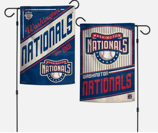 WASHINGTON NATIONALS COOPERSTOWN COLLECTION 12"X18" 2-SIDED GARDEN FLAG WINCRAFT