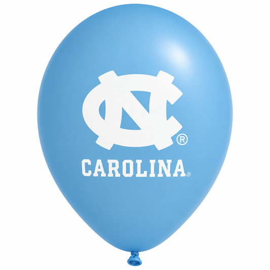 North Carolina Tar Heels NCAA Sports Party Decoration 11" Latex Balloons 10 pk