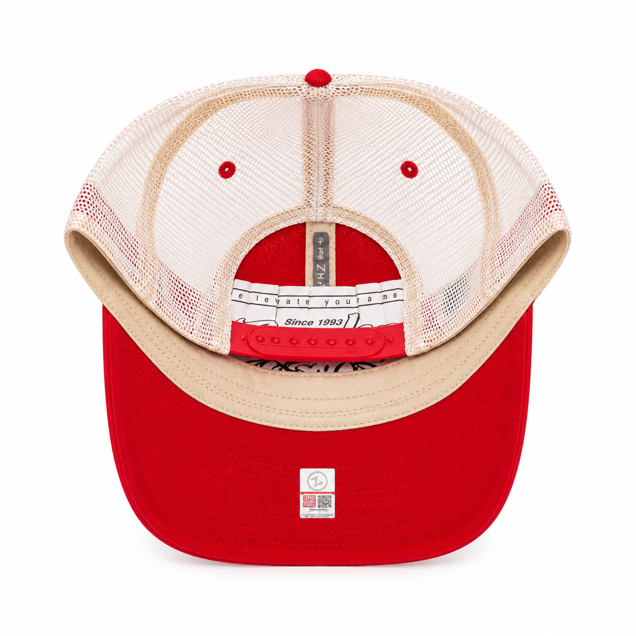 Nebraska Cornhuskers NCAA Zephyr Red Mesh Trucker Hat Snapback Cap OSFA