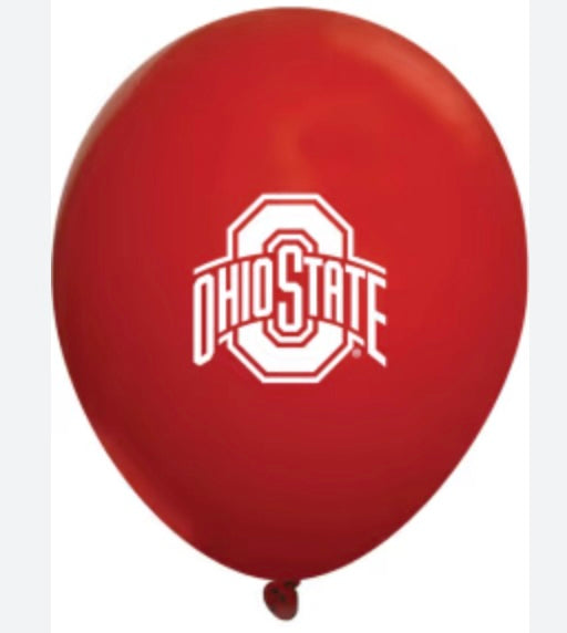 Ohio State 11" Latex Balloons 10 pack