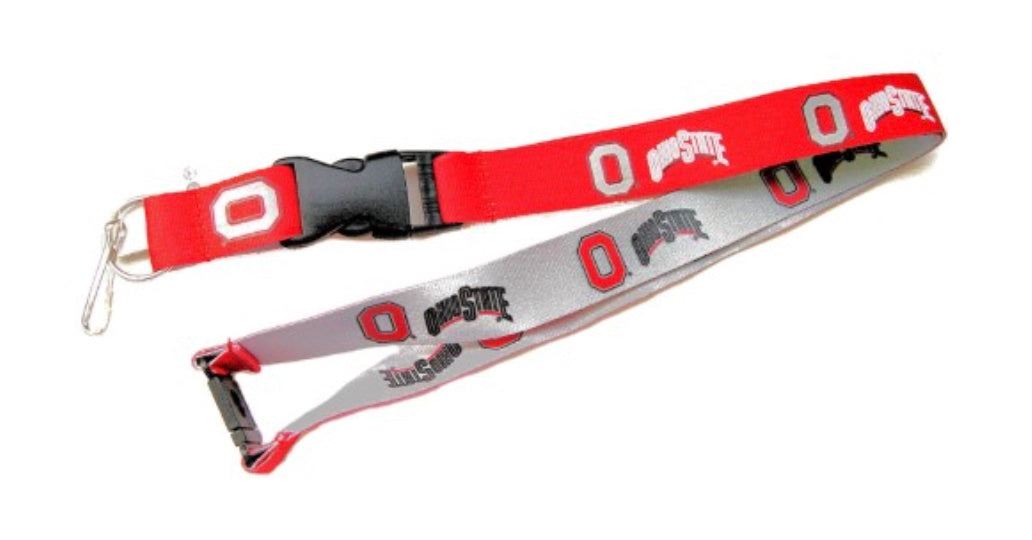 OHIO STATE BUCKEYES GO BUCKEYES LANYARD DETACHABLE BUCKLE NWT AMINCO