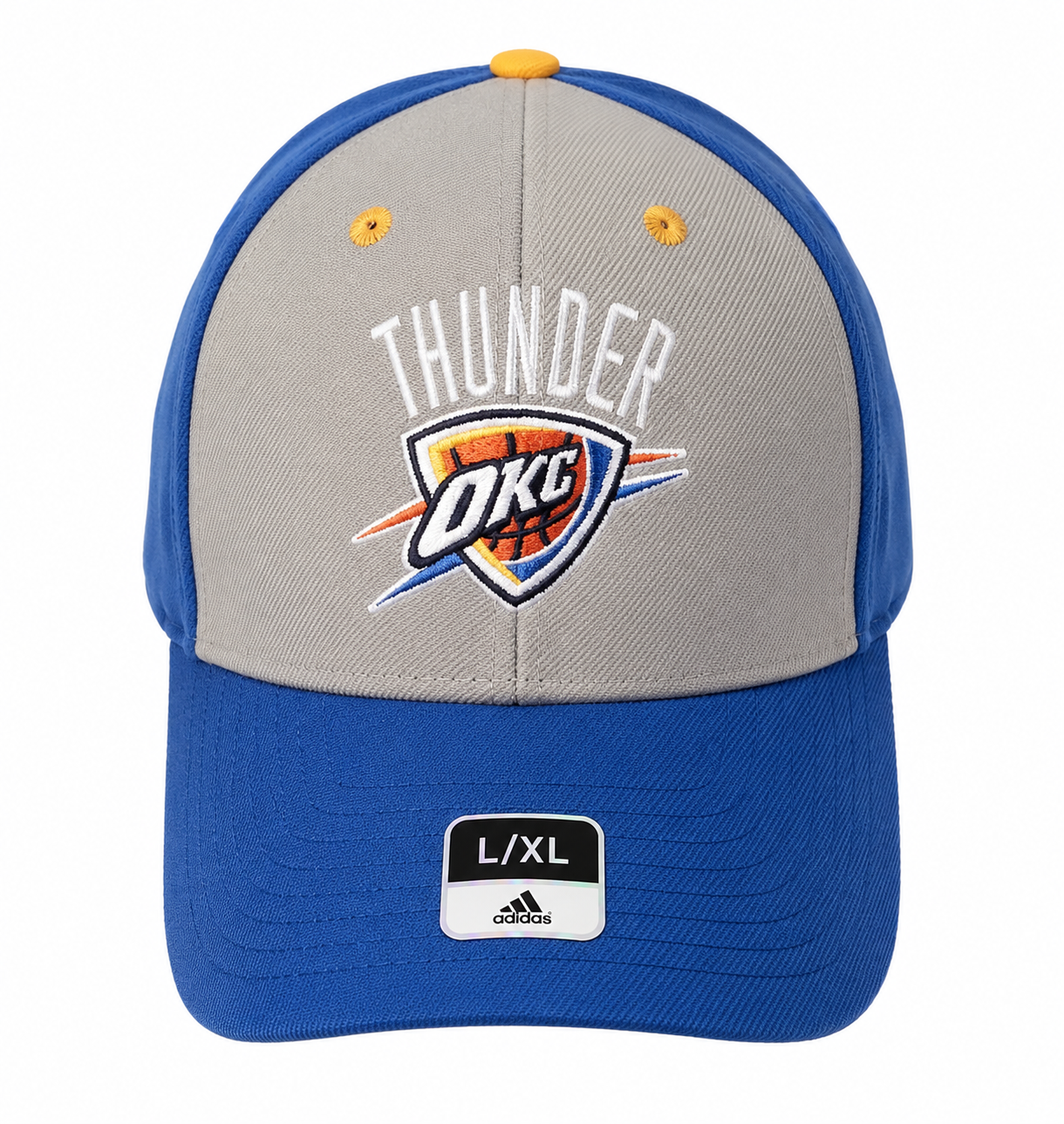 OKC Thunder Structured Flex Fit Logo Cap – L/XL
