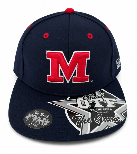 University of Mississippi Ole Miss Rebels Fitted Hat/Cap by THE GAME