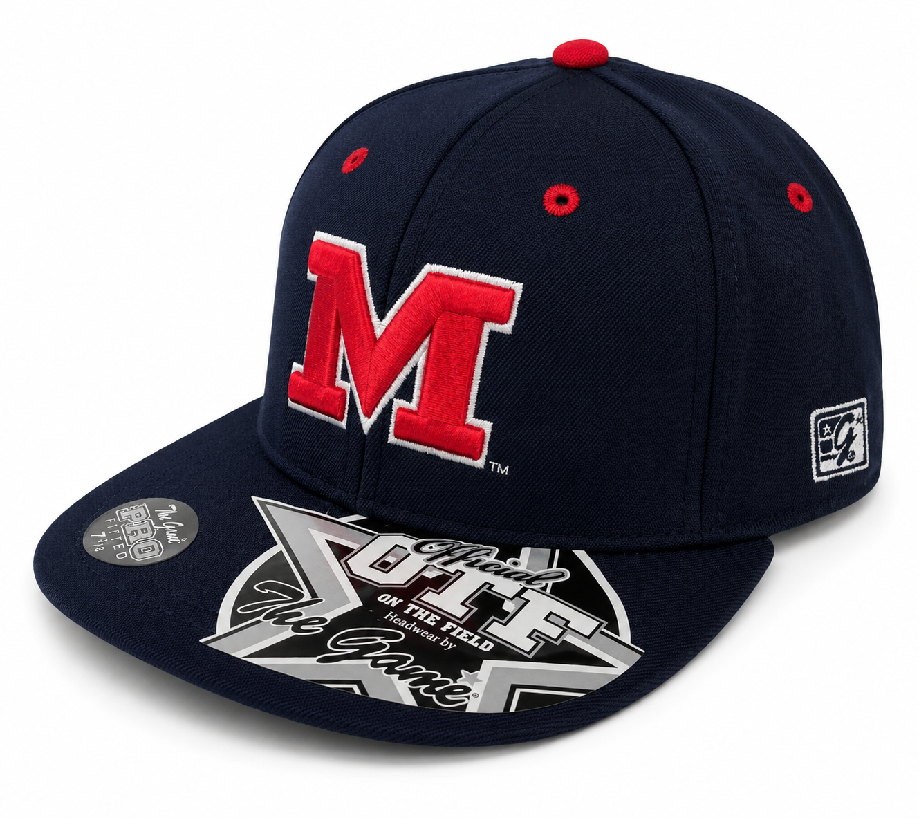 University of Mississippi Ole Miss Rebels Fitted Hat/Cap by THE GAME
