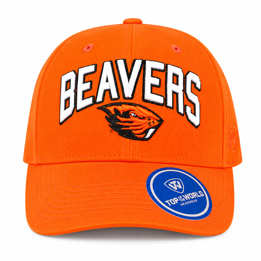 Top of the World NCAA Oregon State Beavers Adult Orange Adjustable Hat