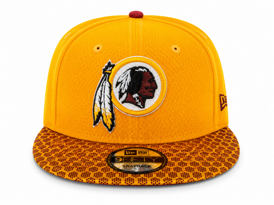 New Era 9Fifty Washington Redskins Hex Bill Trucker Snapback – Rare