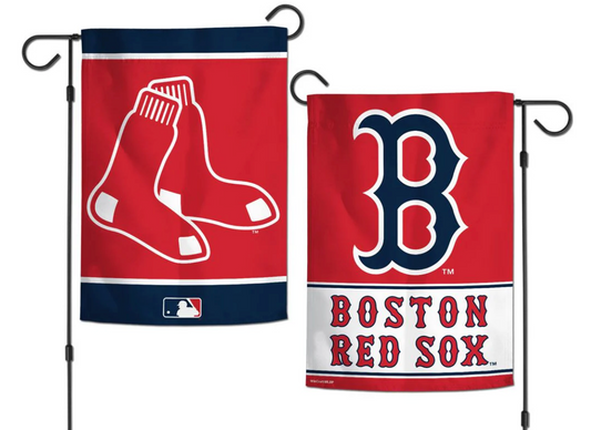 BOSTON RED SOX 12"X18" 2-SIDED GARDEN FLAG NEW