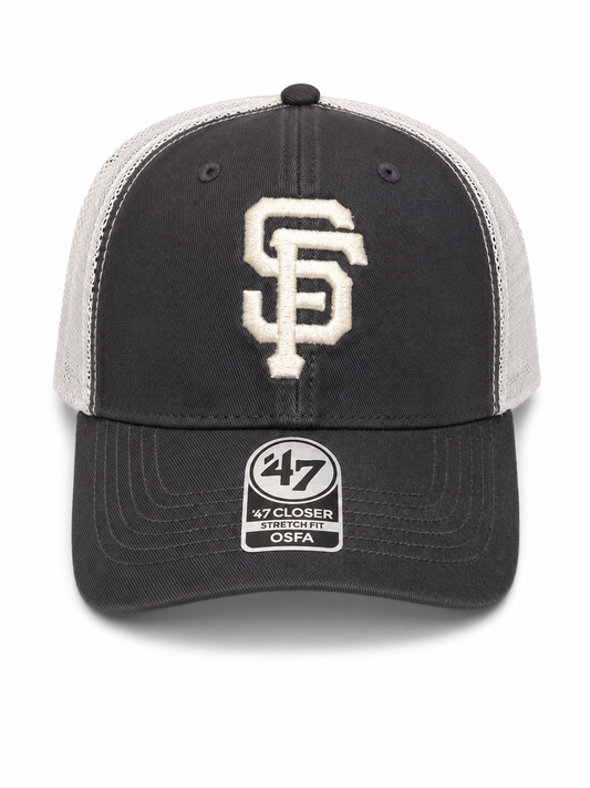 '47 Brand Closer Mesh Flex Fit Hat – San Francisco Giants (Navy, OSFA)
