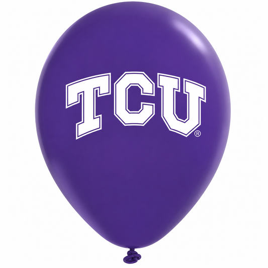 TCU Horned Frogs NCAA Purple 11" Latex Balloon (10 to a pkg)