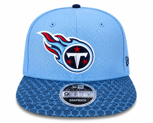 New Era 9Fifty Tennessee Titans Color Rush Snapback – Light Blue Hex Pattern