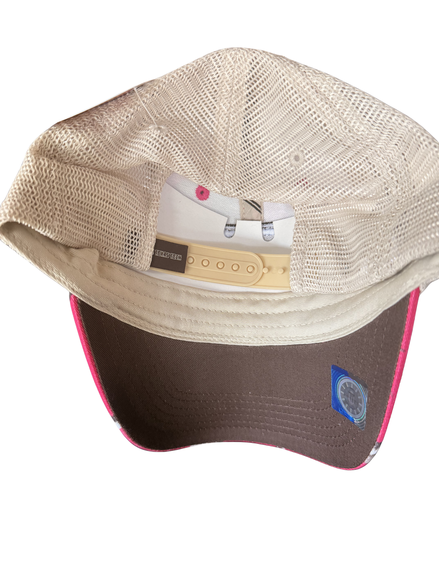 Texas Tech Red Raiders Realtree Pink Camo Offroad Trucker Hat Top of the World